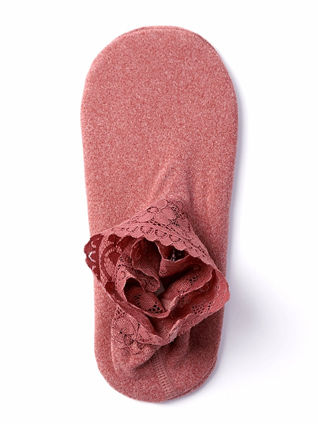 Anckle Socks Low Cut Socks Daily Solid Colored Cotton Simple Style Casual 1 Pair for Women - LuckyFash™