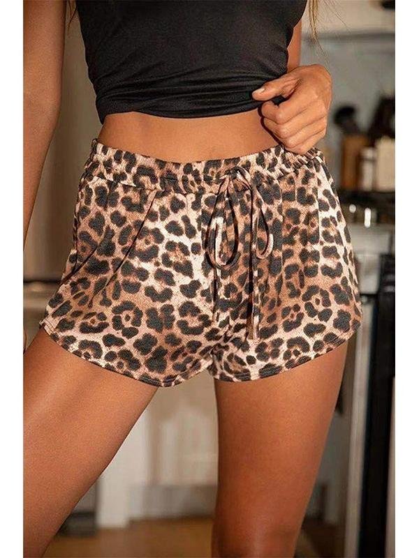 Women' s Loose Leopard Print Shorts - LuckyFash™