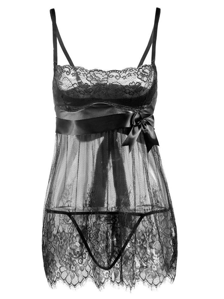 Women Transparent Lace Eyelash Lingerie - LuckyFash™