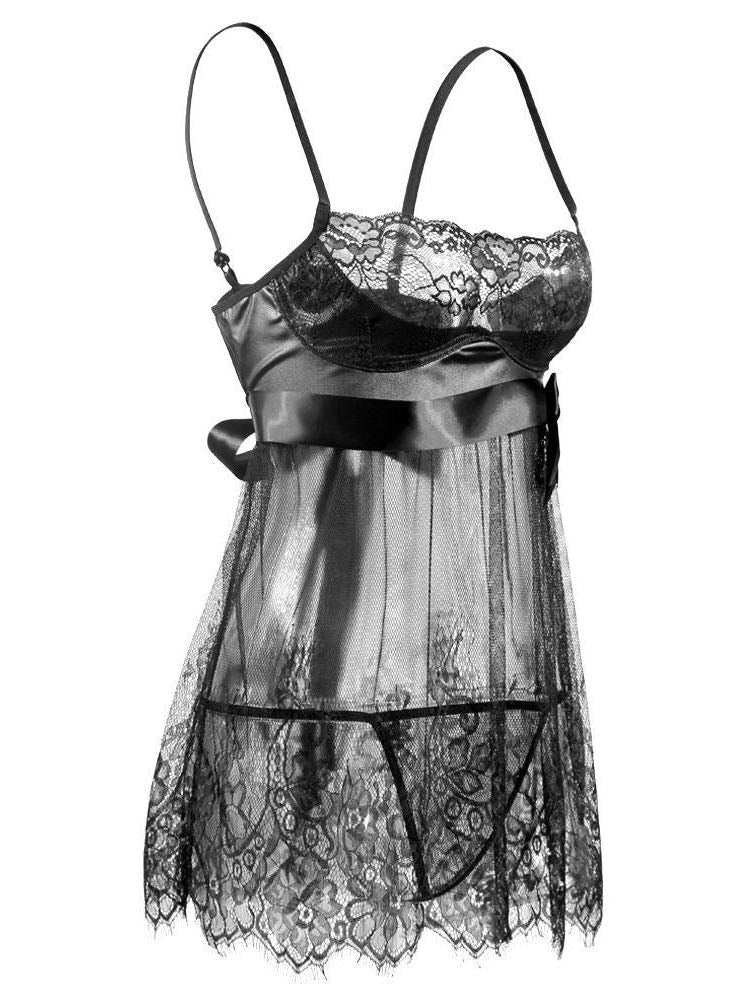 Women Transparent Lace Eyelash Lingerie - LuckyFash™