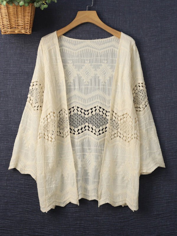 Cardigans Shawl Long Sleeve Lace Sun Protection Cardigan - LuckyFash™