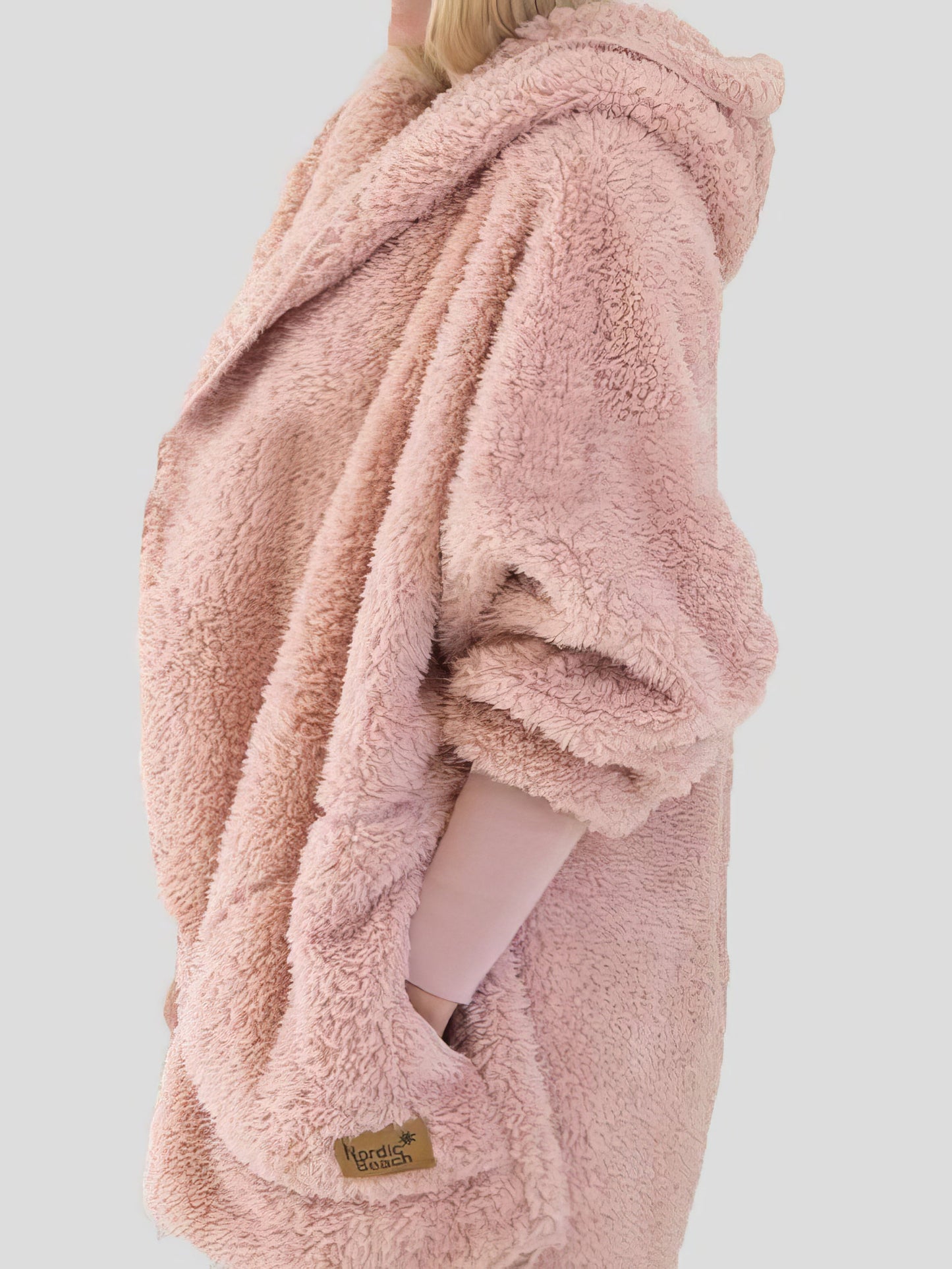 Women's Coats Fashion Furry Hooded Pocket Coat - LuckyFash™