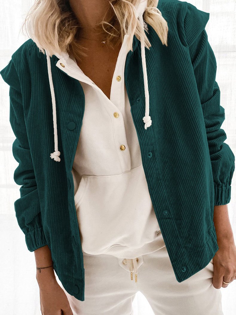 Women's Coats Loose Lapel Button Long Sleeve Cardigan Coat - LuckyFash™