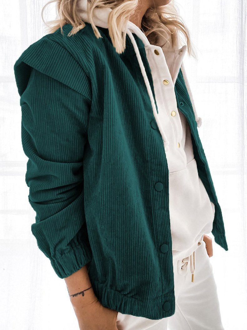 Women's Coats Loose Lapel Button Long Sleeve Cardigan Coat - LuckyFash™