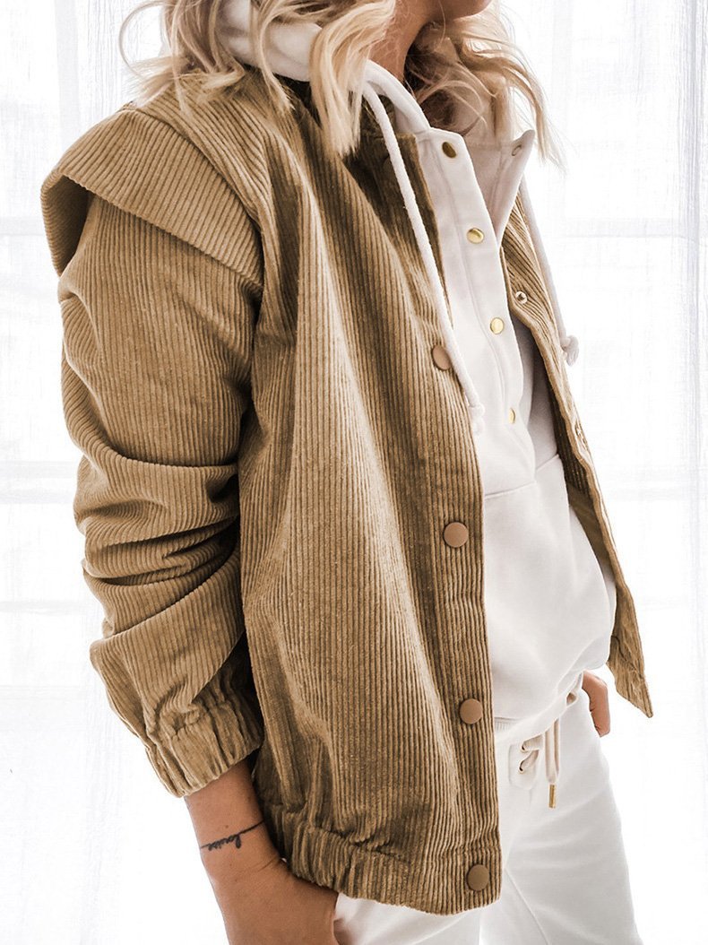 Women's Coats Loose Lapel Button Long Sleeve Cardigan Coat - LuckyFash™