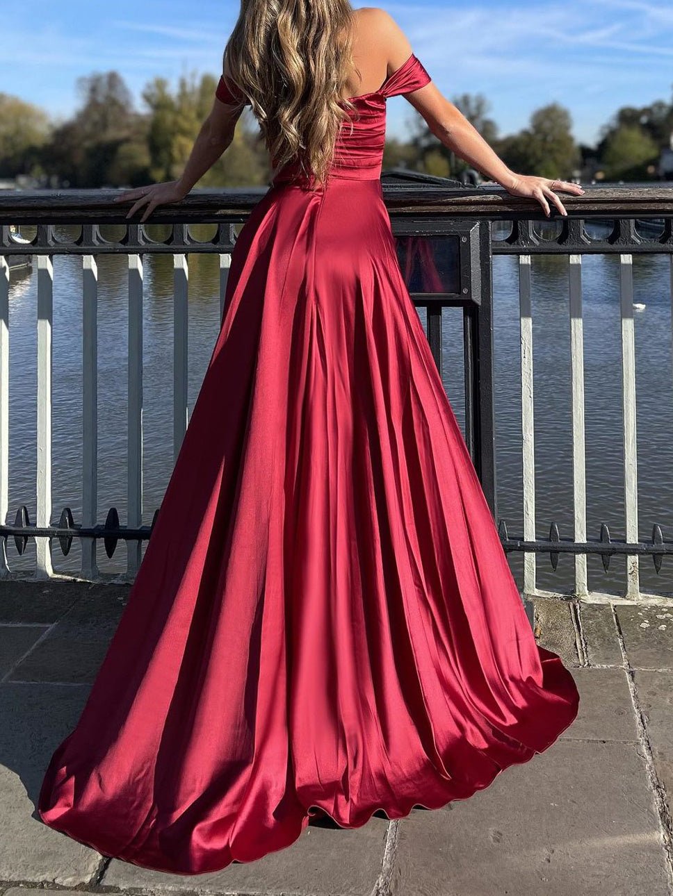 Women's Dresses One-Shoulder Split Swing Dress - LuckyFash™