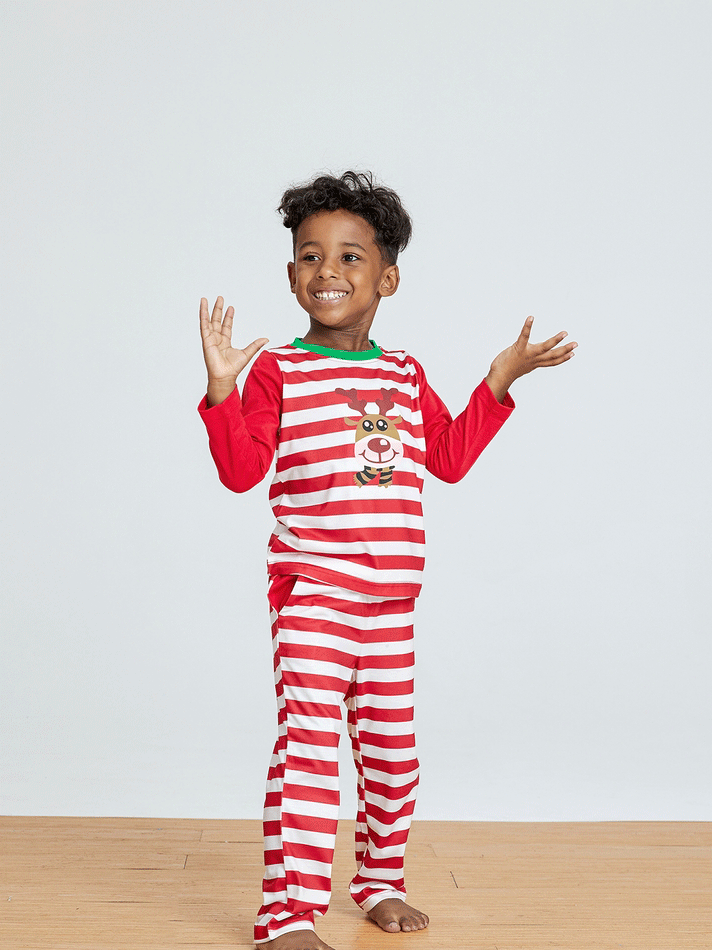 Women's Pajamas Christmas Home Service Printed Long Sleeve Casual Parent-Child Suit - LuckyFash™
