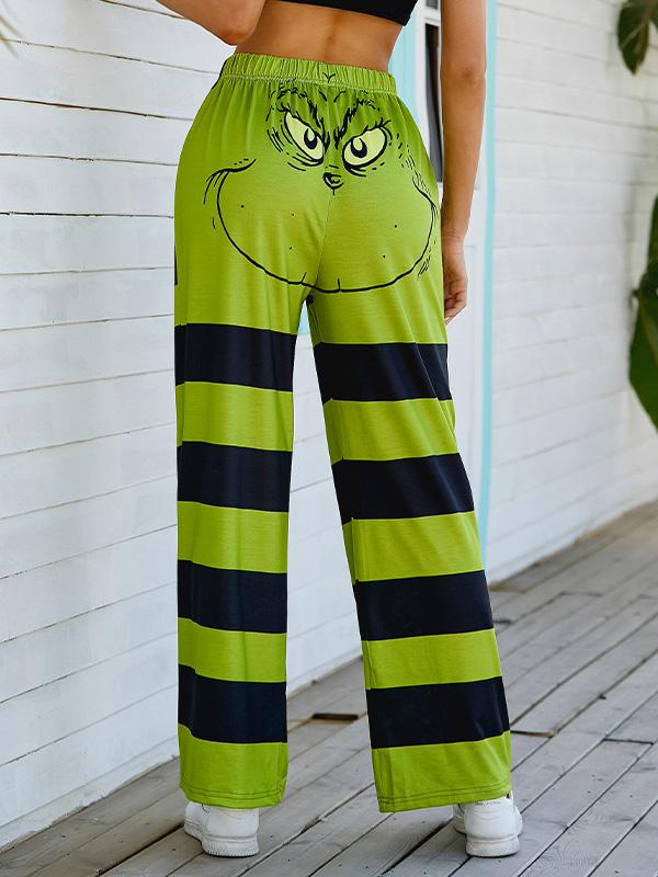 Women's Pants Striped Print Wide-Leg Casual Pants - LuckyFash™