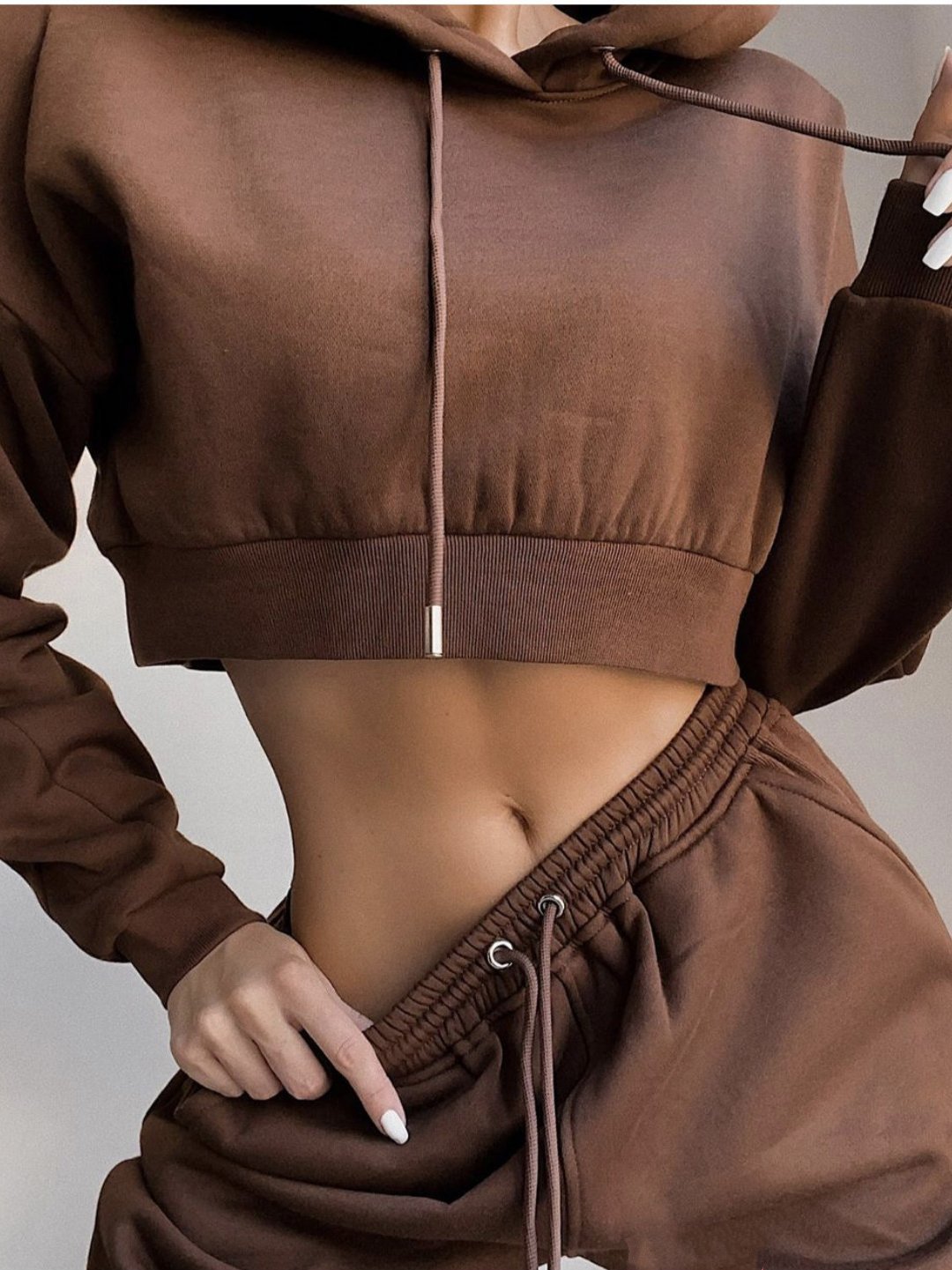 Sets Drawstring Hoodie & Trousers Two-Piece Suit - LuckyFash™