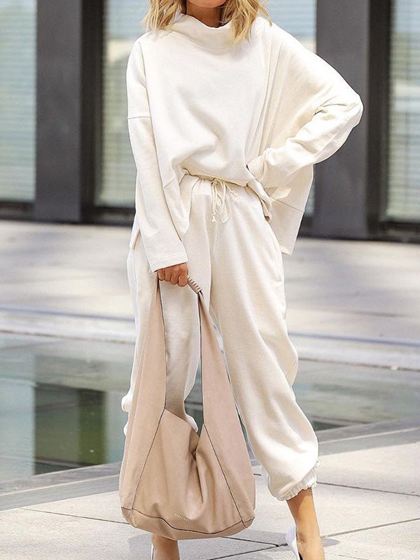Women's Sets Loose Long Sleeve Top & Casual Pants Two Piece Set - LuckyFash™