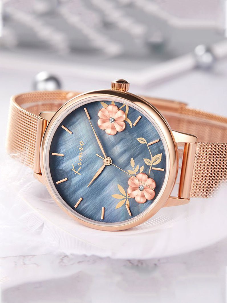 Women's Watches Floating Flower Diamond Simple Waterproof Watch - LuckyFash™