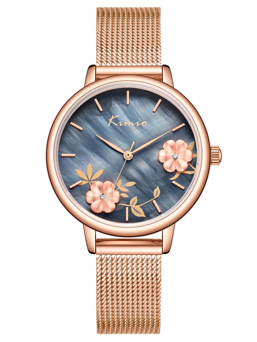 Women's Watches Floating Flower Diamond Simple Waterproof Watch - LuckyFash™