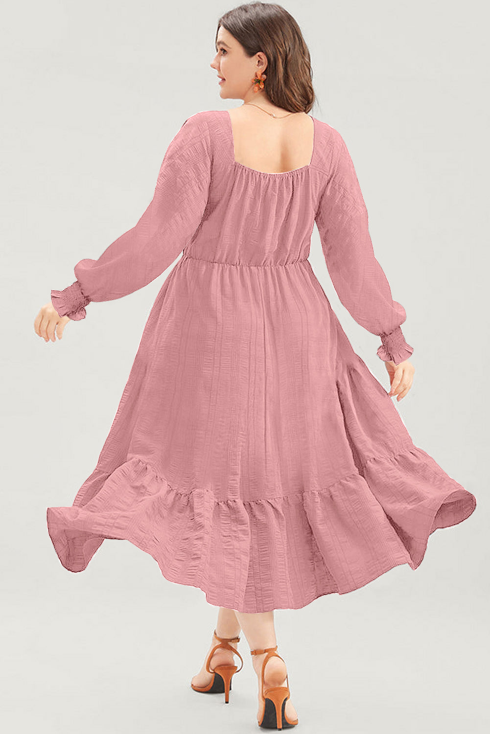 plus size midi dress