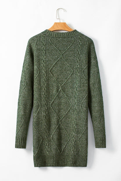 cable knit sweater dress