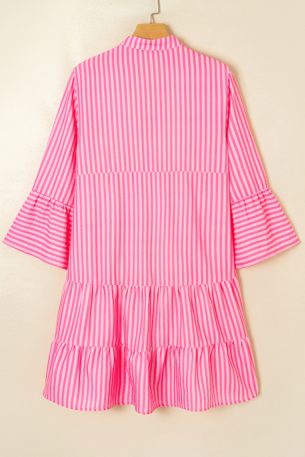 flare sleeve mini dress