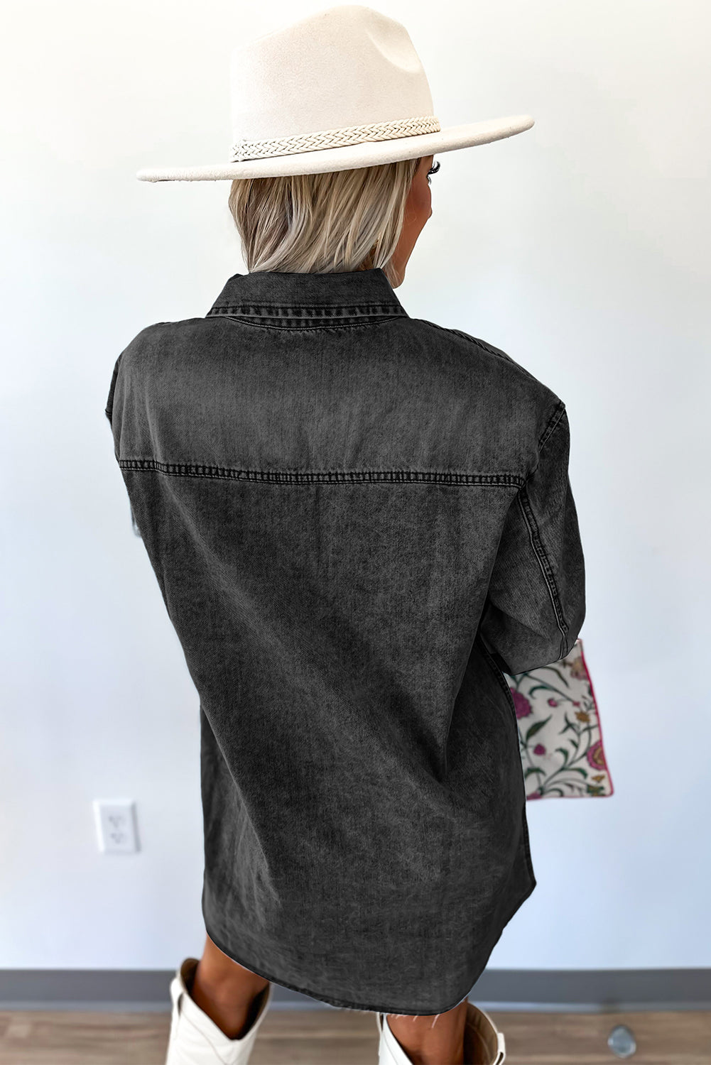 denim shirt dress