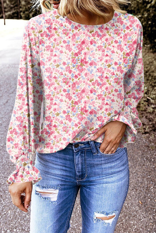 lantern long sleeve blouse
