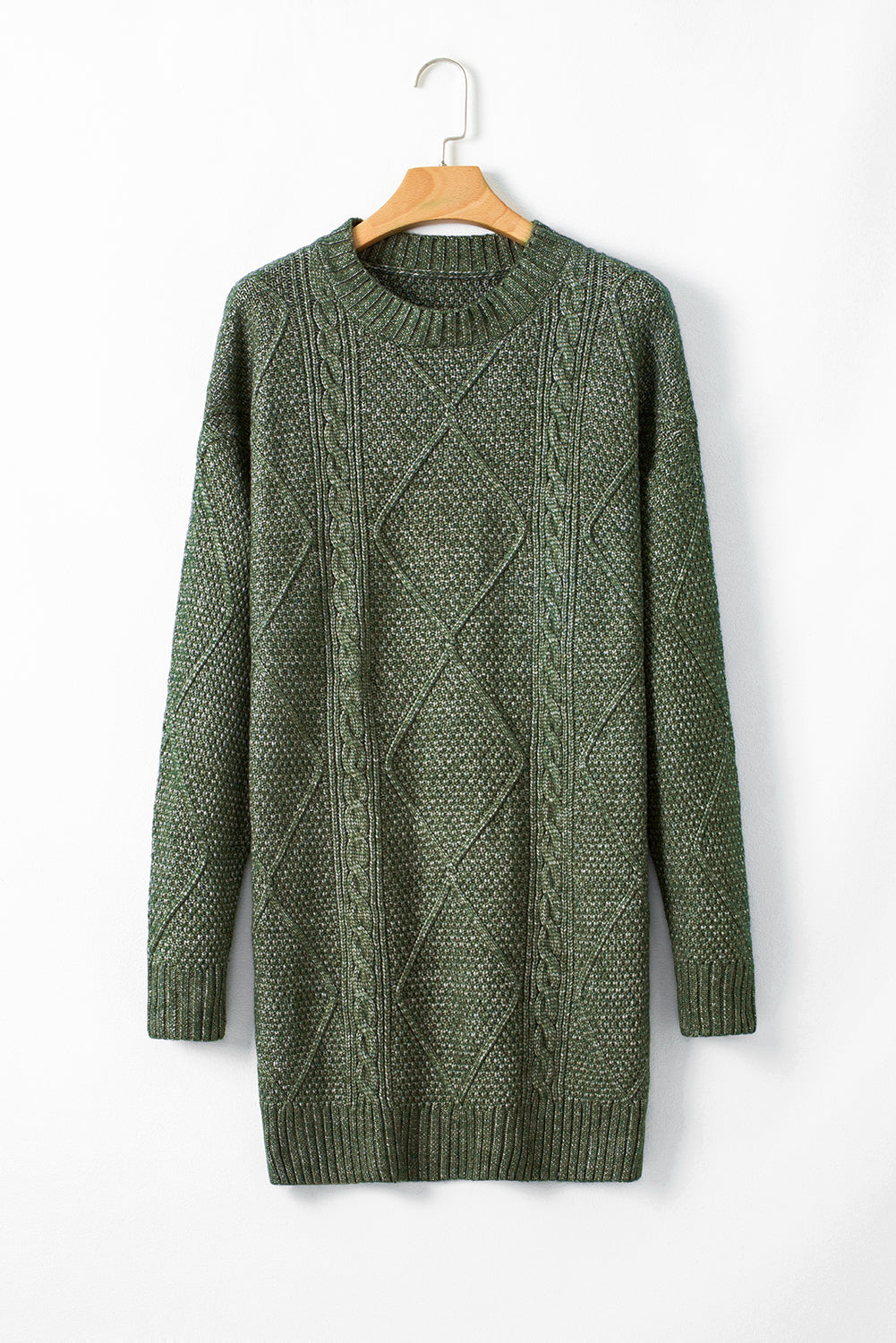 cable knit sweater dress