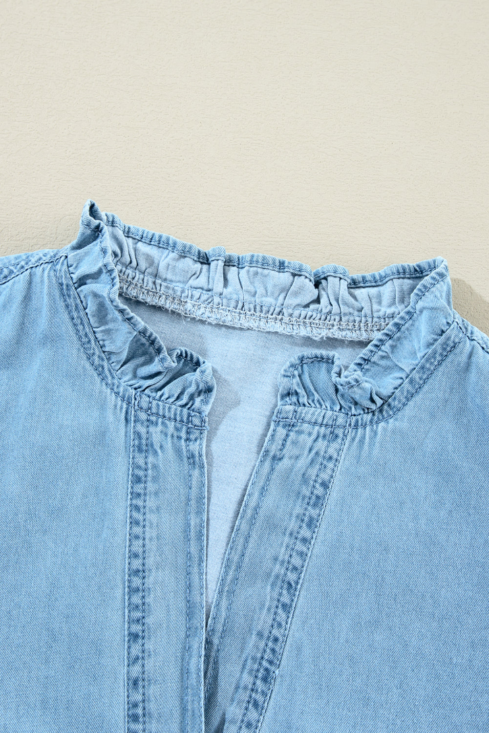 denim button up dress