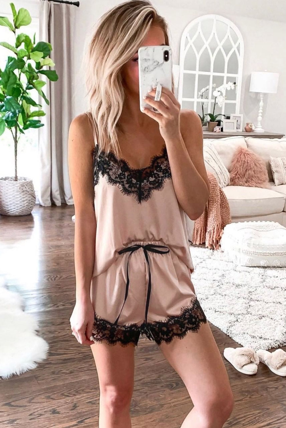 Silk 5 Piece Pajama Set