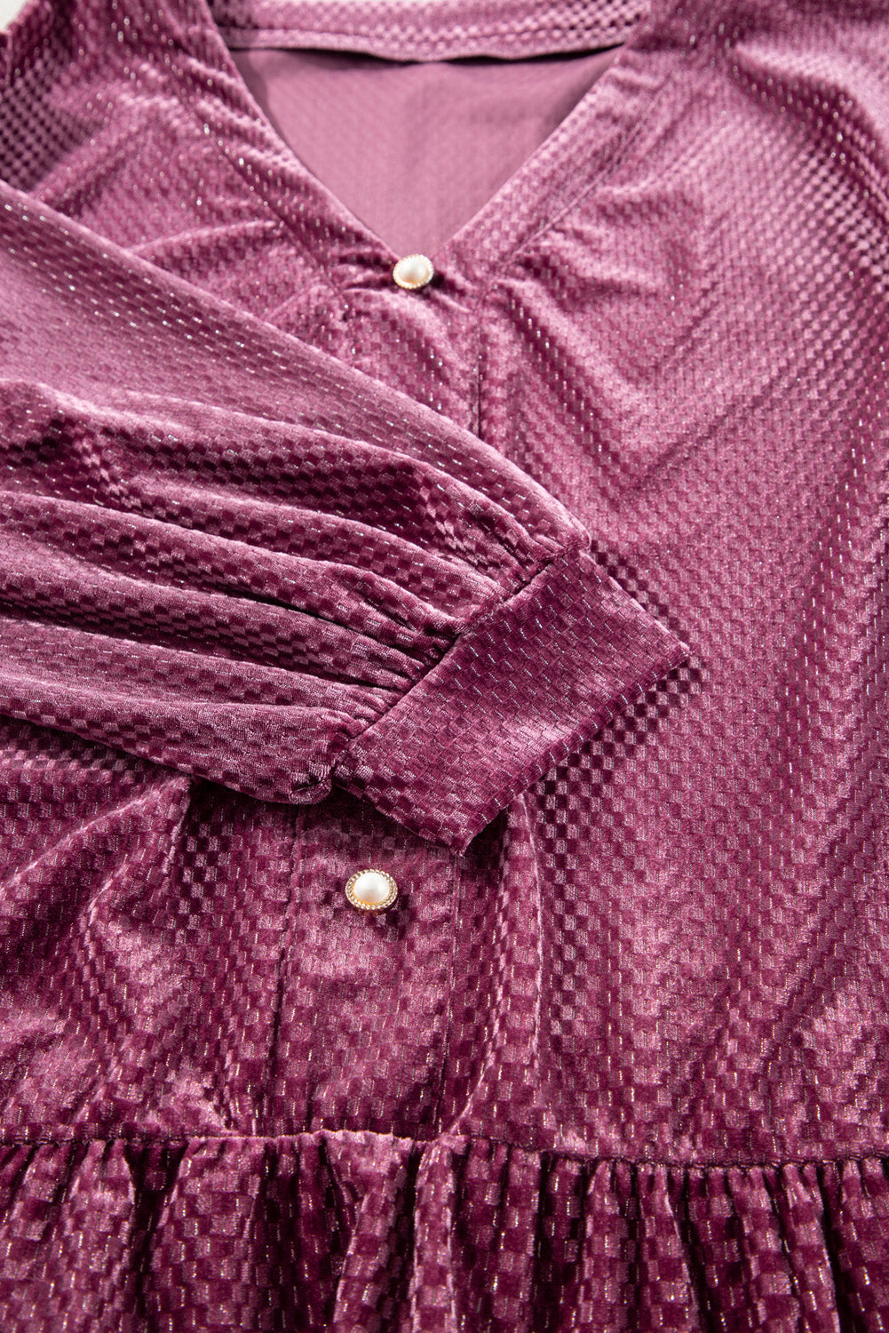 plus size velvet dress