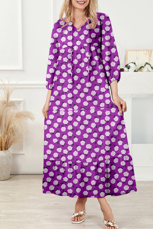 Half Sleeve Maxi Dress