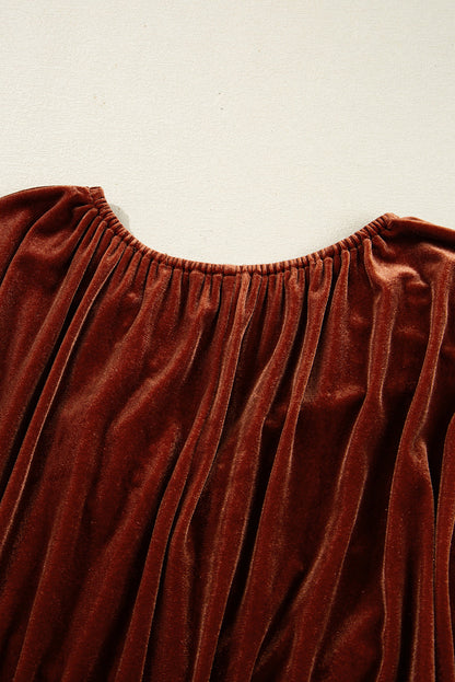 v neck mini dress