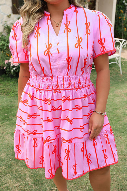 ruffled plus size dress