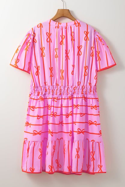 ruffled plus size dress