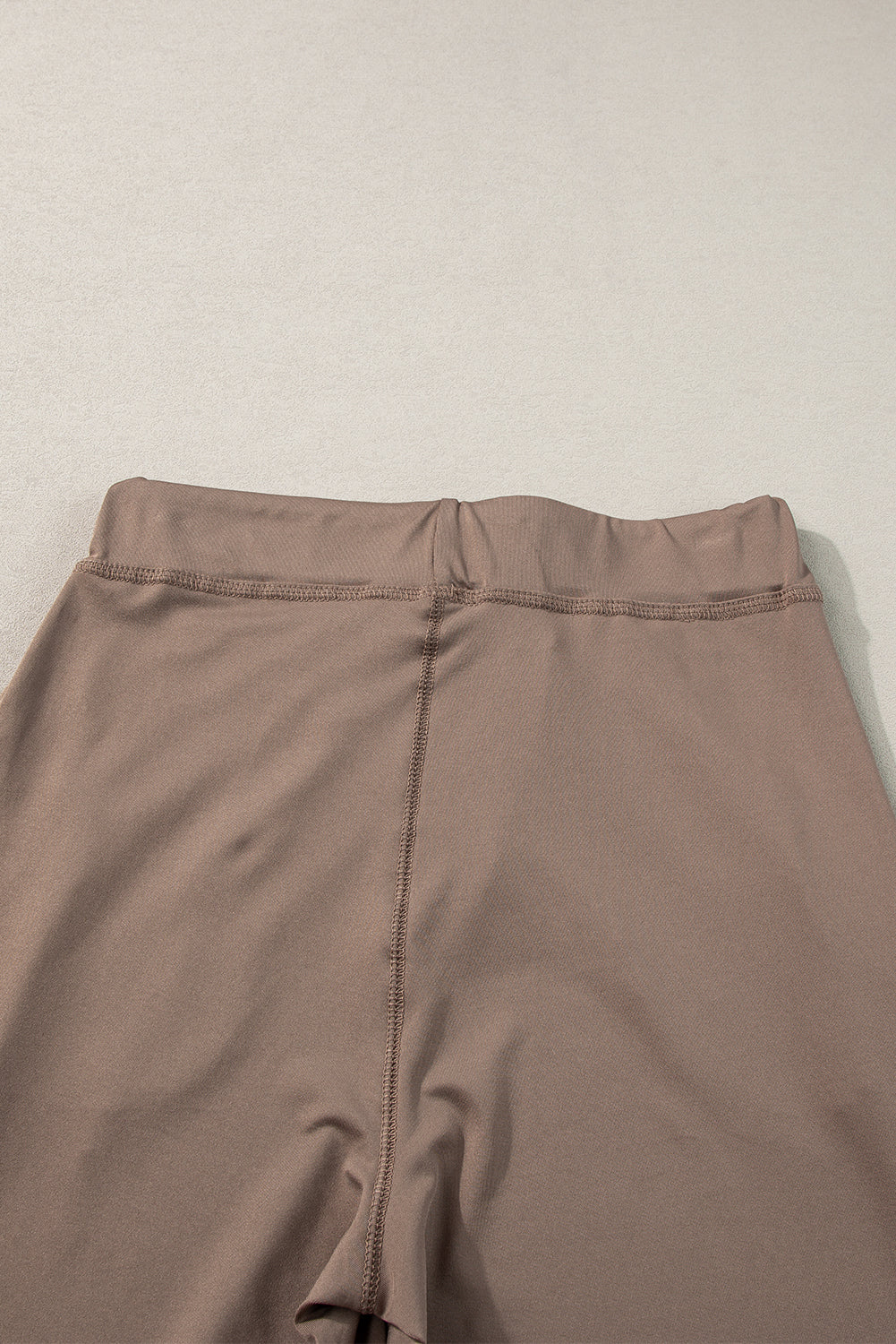 Dark Brown Drawstring Waist Pocketed Joggers