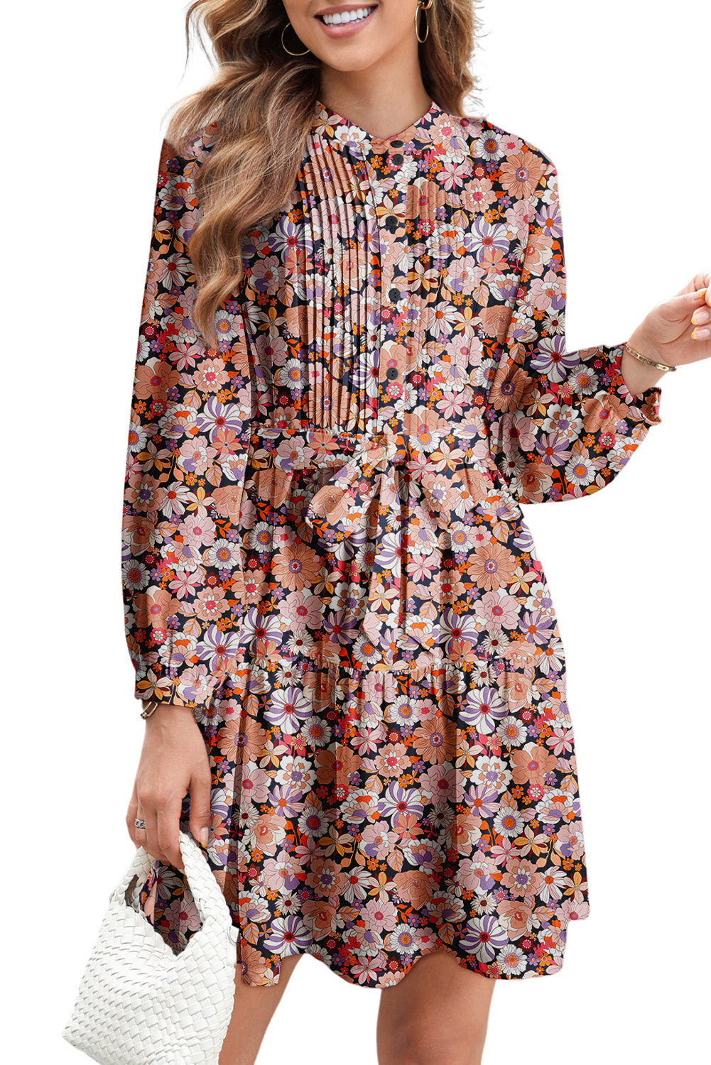 floral mini dress