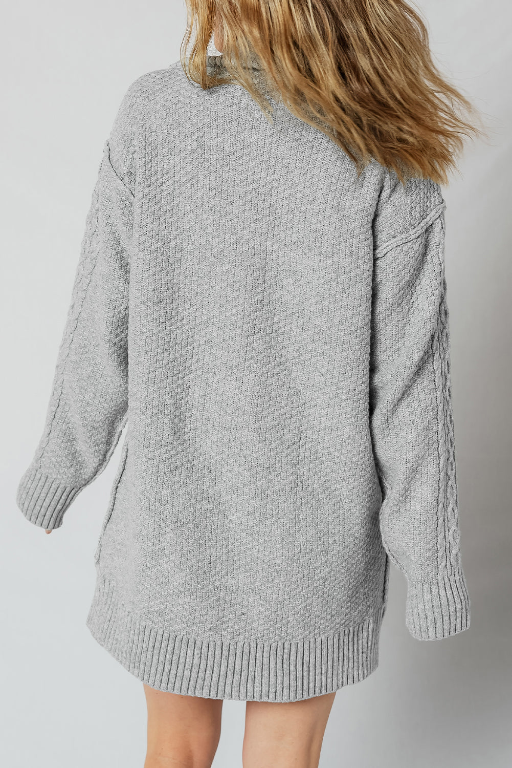 cable knit sweater dress