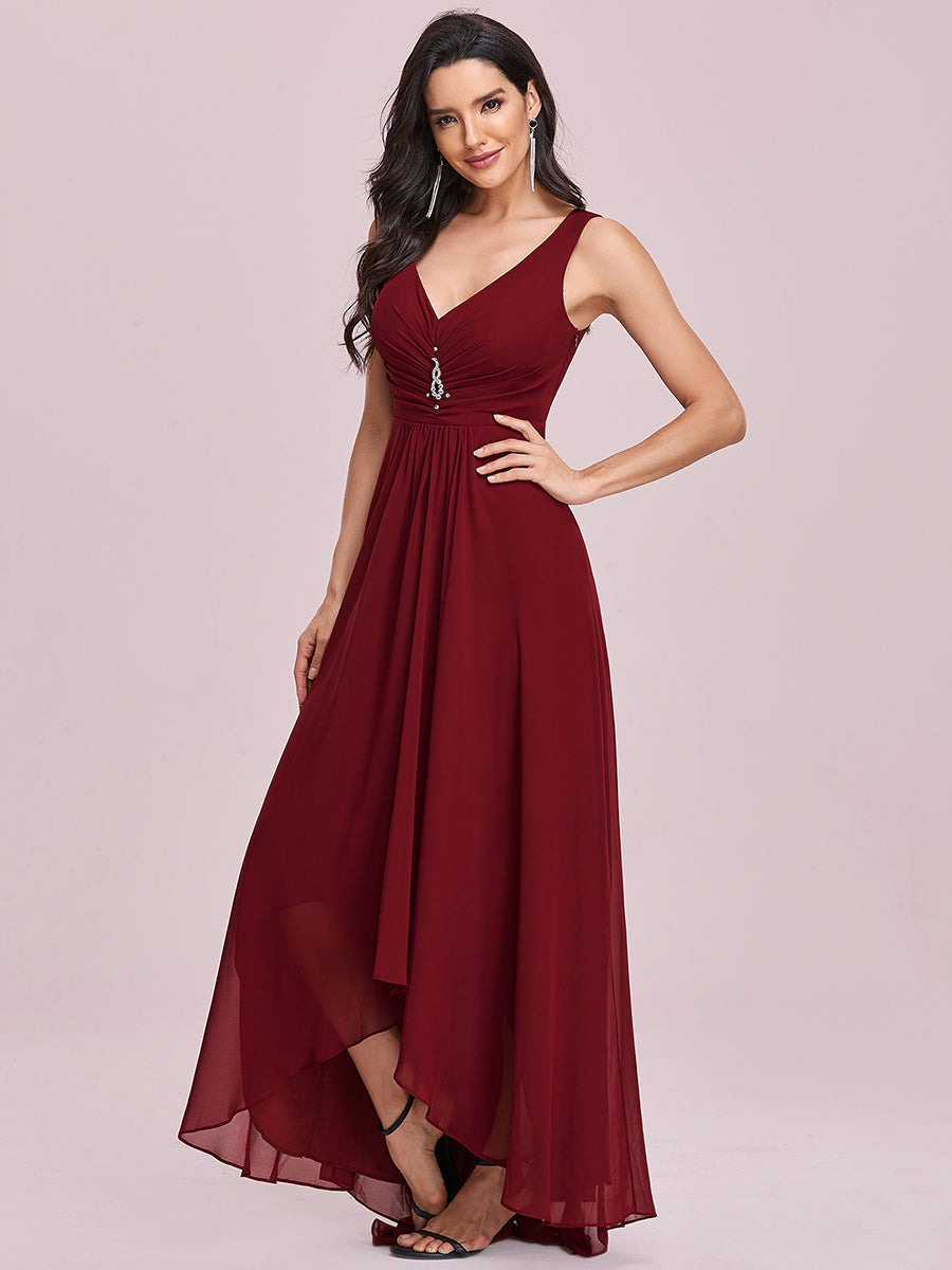 Sequin V Neck Sleeveless Wholesale Evening Dresses