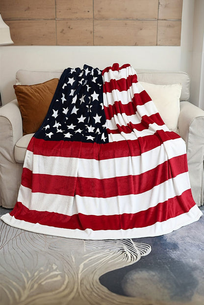 American Pride Patriotic Flag Fleece Blanket 150*200cm