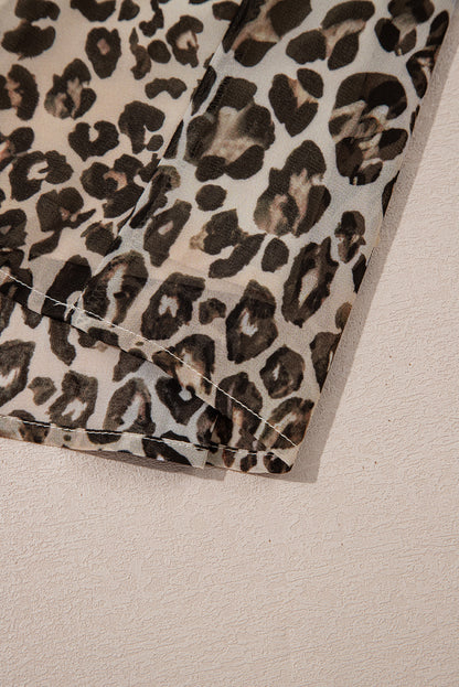 leopard swing dress