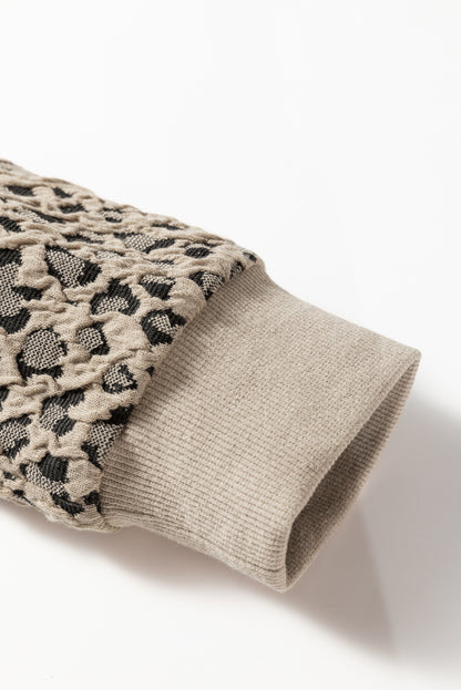 leopard long sleeve top