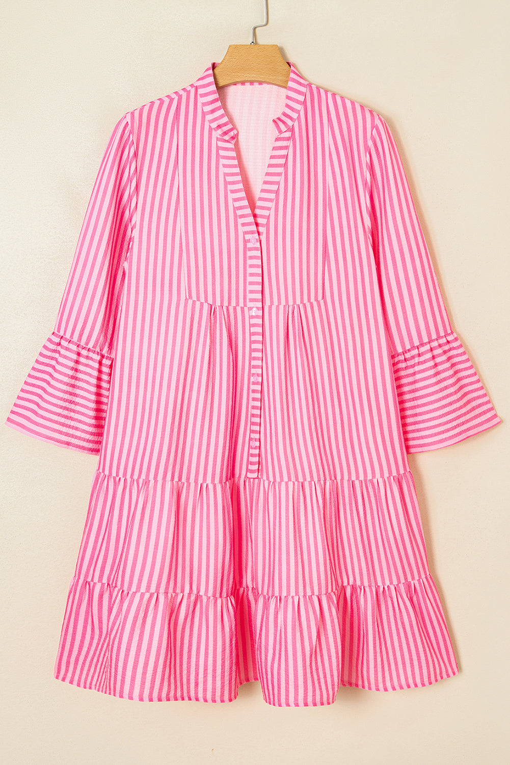 flare sleeve mini dress