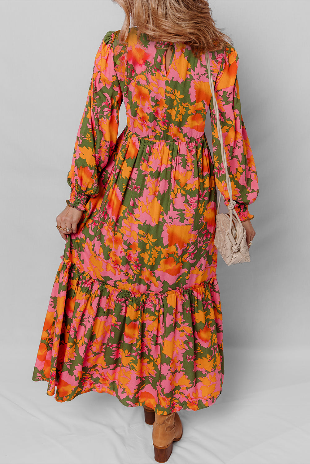floral long dress