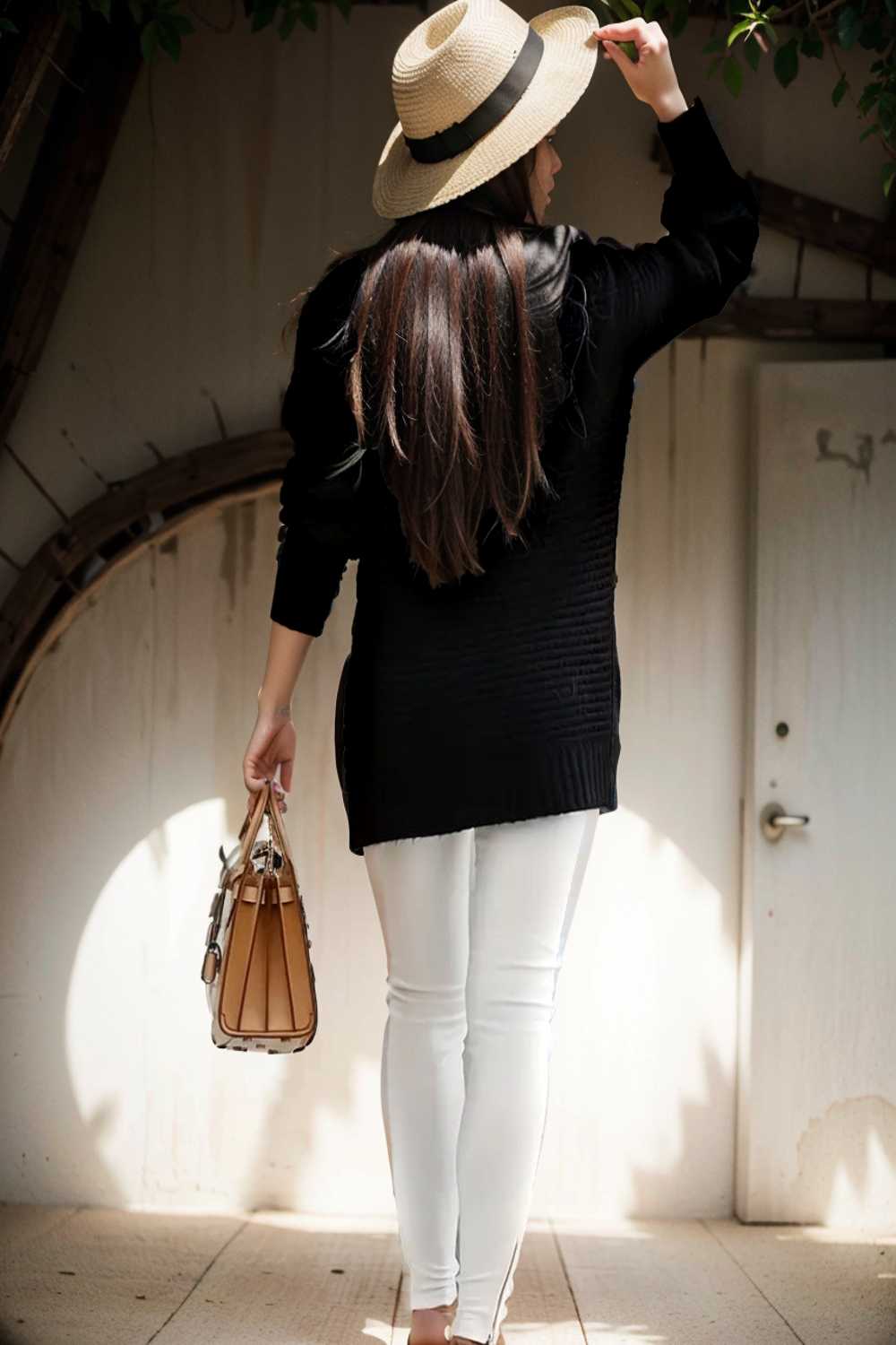 casual chunky knit mock neck long sleeve split pullover sweater 111576