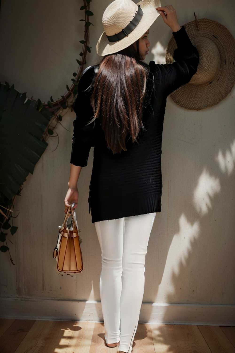 casual chunky knit mock neck long sleeve split pullover sweater 108791