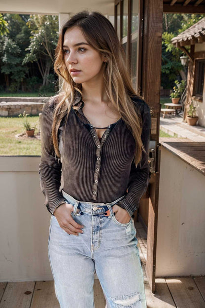 casual zip cardigan long sleeve knit hoodie shirt drop shoulder v neck closed jewel 105582