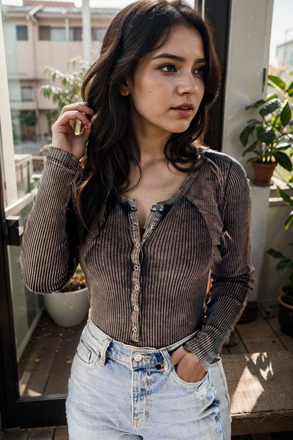 casual zip cardigan long sleeve knit hoodie shirt drop shoulder v neck closed jewel 109068