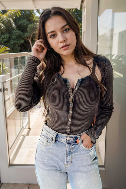 casual zip cardigan long sleeve knit hoodie shirt drop shoulder v neck closed jewel 107027