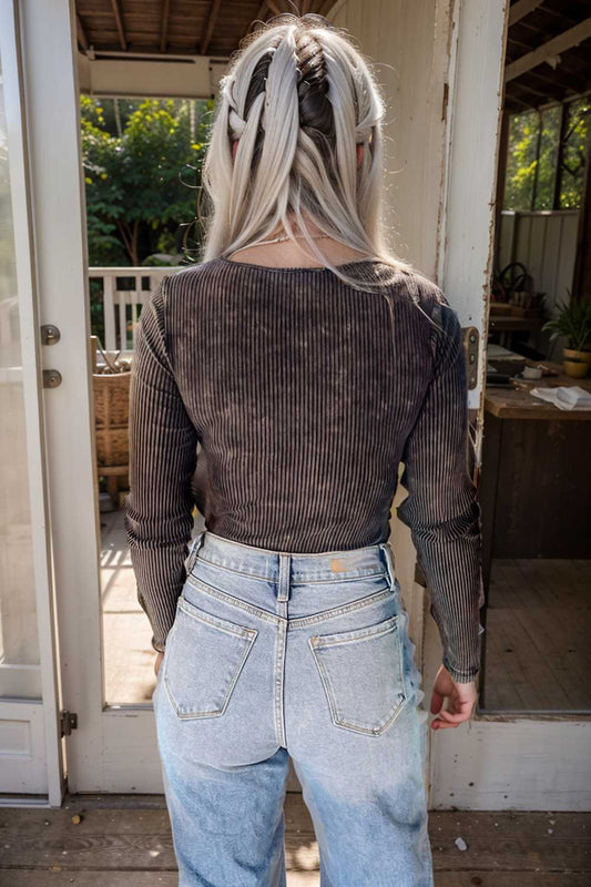 casual zip cardigan long sleeve knit hoodie shirt drop shoulder v neck closed jewel 112795