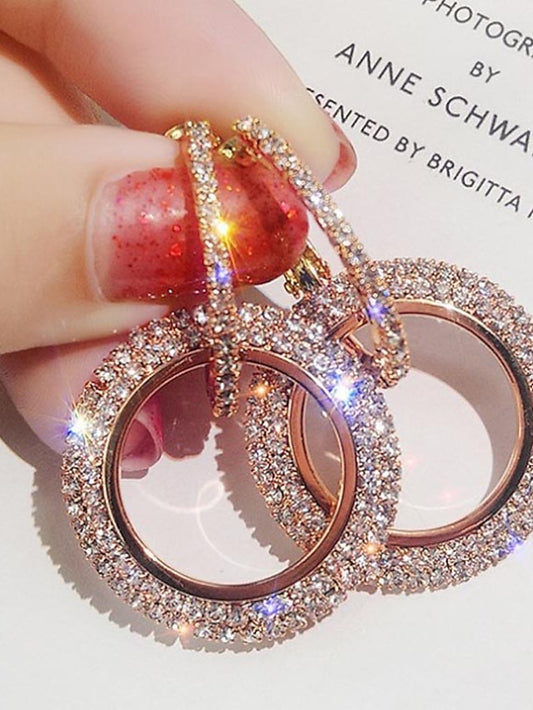 Women's Earrings Chic & Modern Party Geometry Earring / Wedding / Gold / Silver / Fall / Winter - LuckyFash™