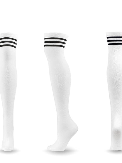 Women's Knee High Socks Party Daily Polyester Spandex Casual Classic Warm Cute 1 Pair - LuckyFash™