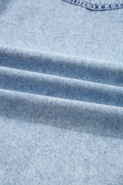 blue denim dress