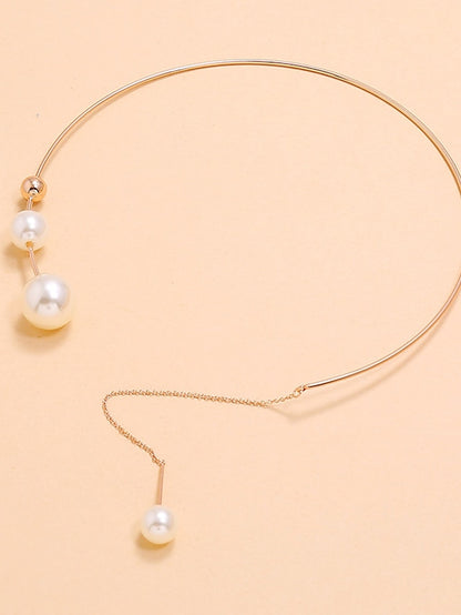 Women's necklace Chic & Modern Special Occasion Geometry Necklaces / Imitation Pearl / Fall / Winter / Spring / Summer - LuckyFash™