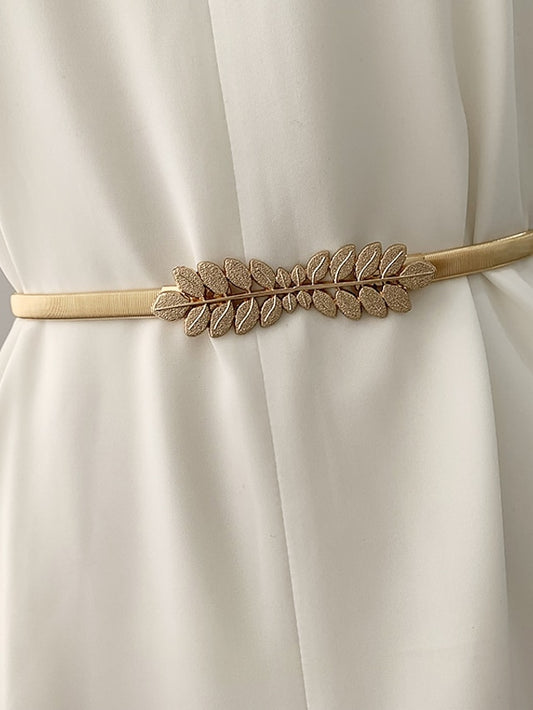 Women's Belt Alloy Gold Skinny Belt Outdoor Dailywear Daily Holiday Pure Color / Spring / Summer / Fall / Winter - LuckyFash™
