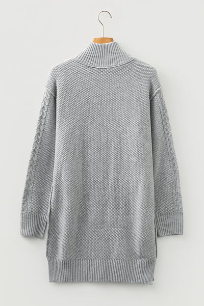 cable knit sweater dress